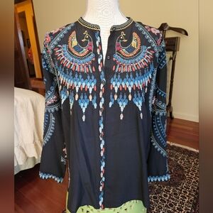 Johnny Was BIYA Blouse